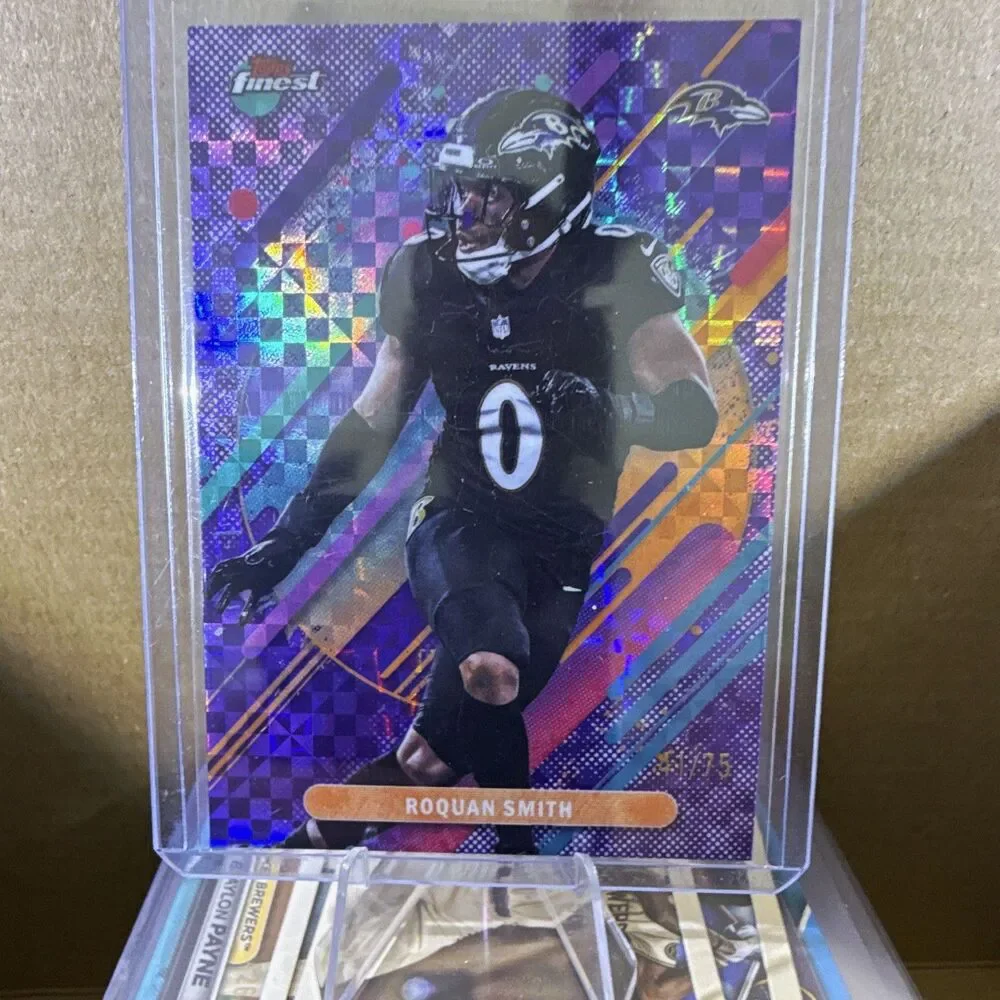 2025 Topps Finest Roquan Smith Finest Performance #286 Baltimore Ravens /75🔥